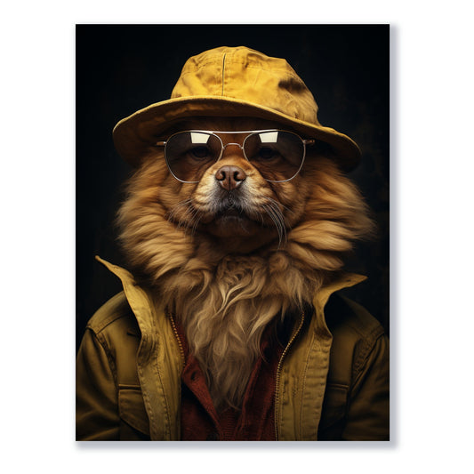 Abenteuer Hund 30x40 cm / 12x16″ / Poster auf halbmattem Papier