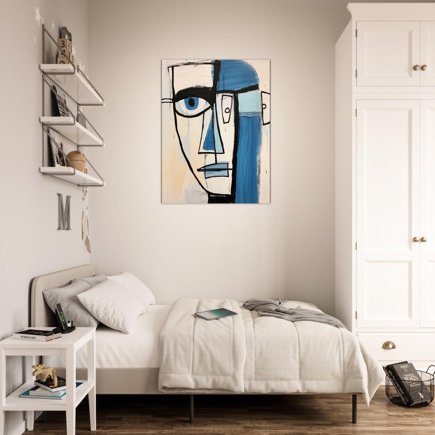 Portrait fatal ein Bild aus der collections Abstrakte Kunst  als Poster im Wohnzimmer