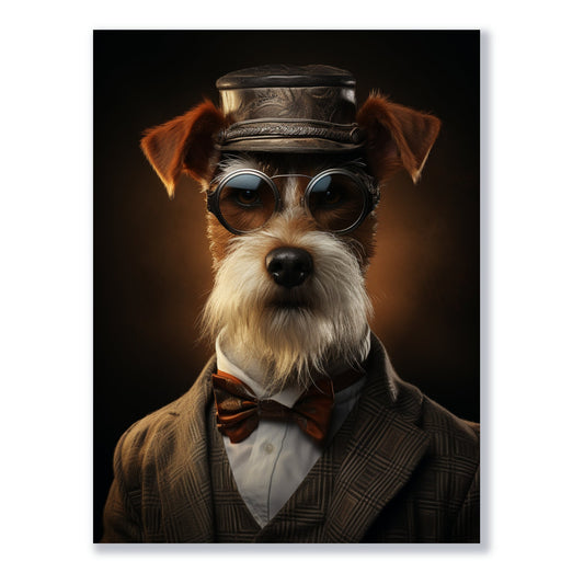 Der Gentleman Terrier 30x40 cm / 12x16″ / Poster auf halbmattem Papier