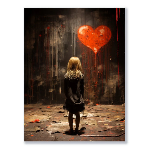 Wandbild Herz der Hoffnung freigestellt