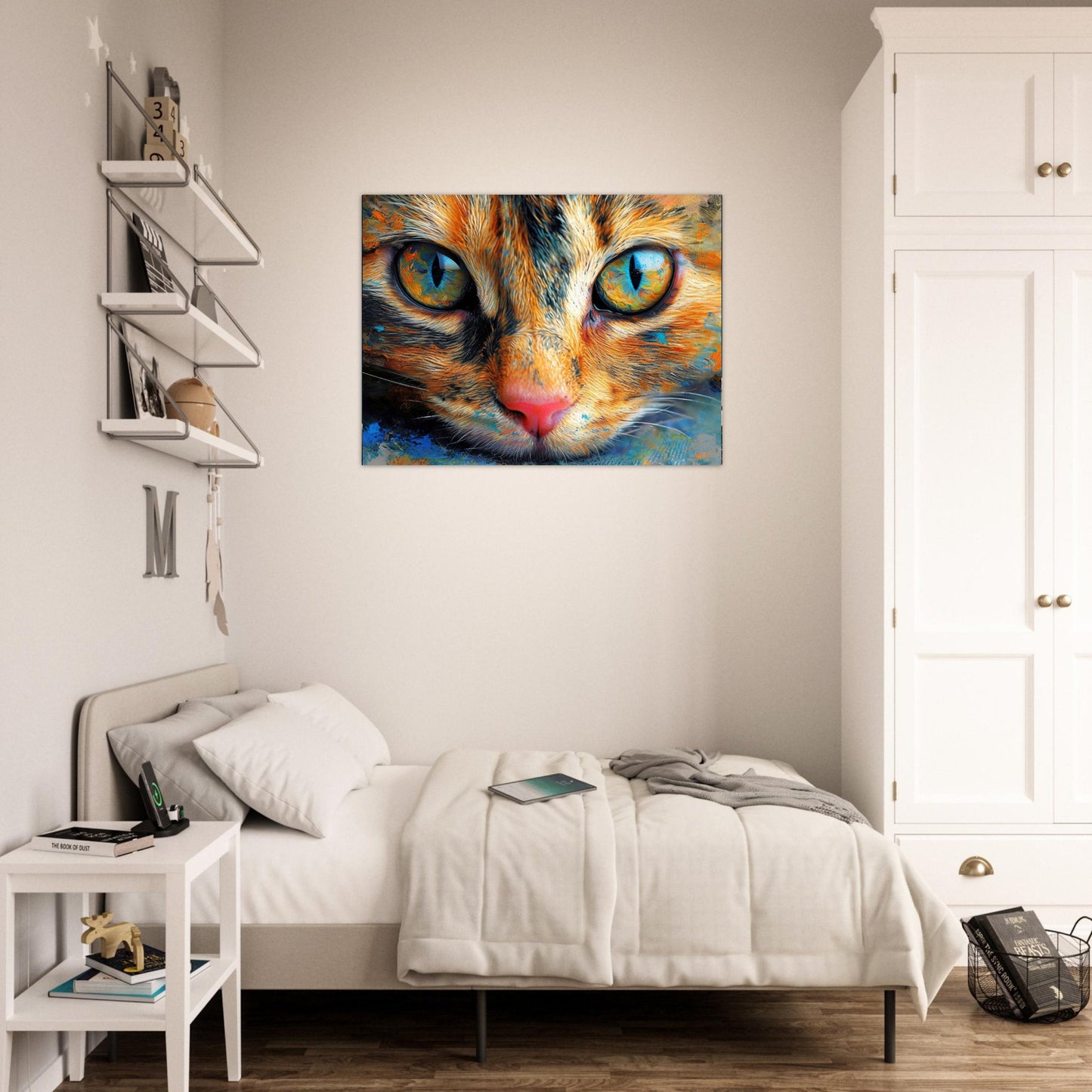Katzenaugen in Farbe 30x40 cm / 12x16″ / Poster auf halbmattem Papier