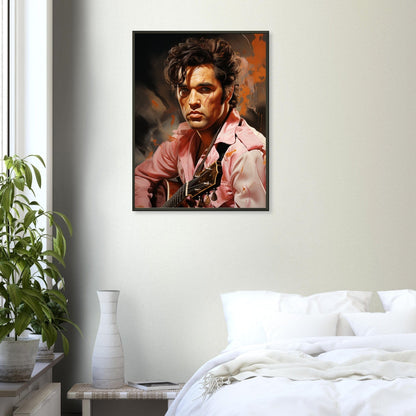Elvis' Melodische Magie ein Bild aus der collections Portrait und Menschen als Poster