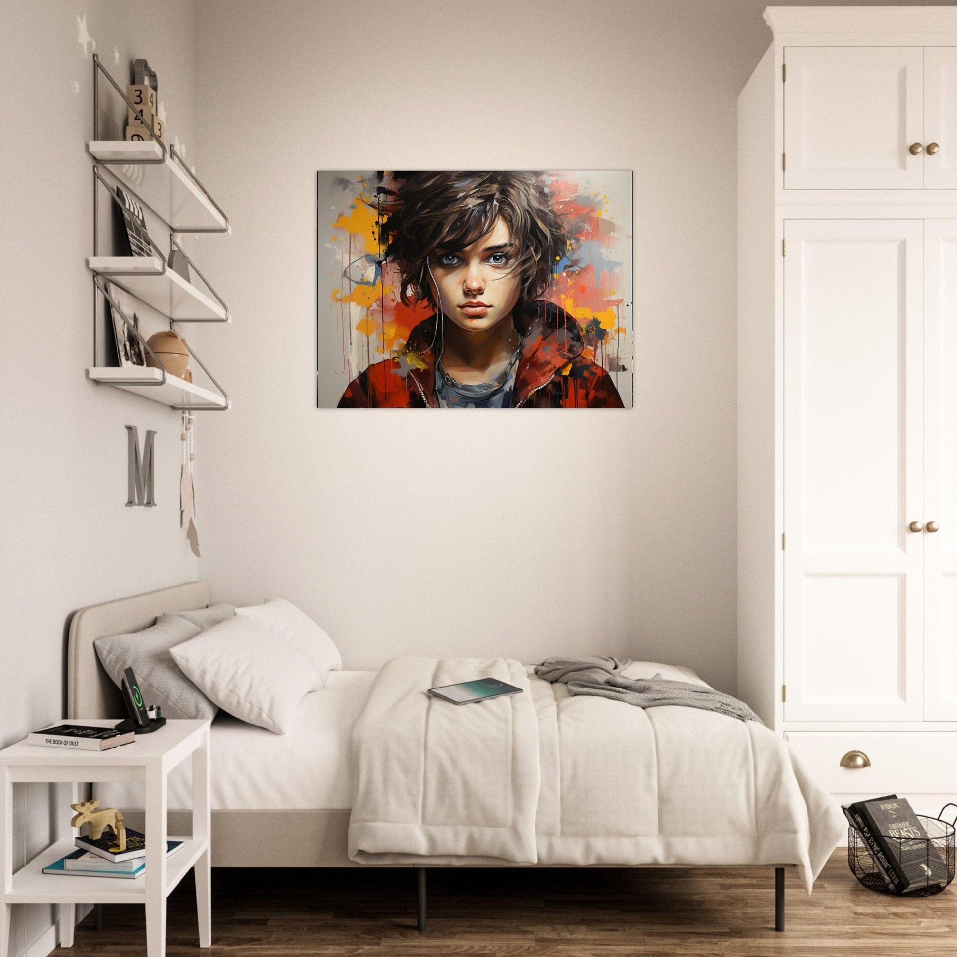 Jugendliche Musikalität ein Bild aus der collections Portrait und Menschen als Poster im Wohnzimmer
