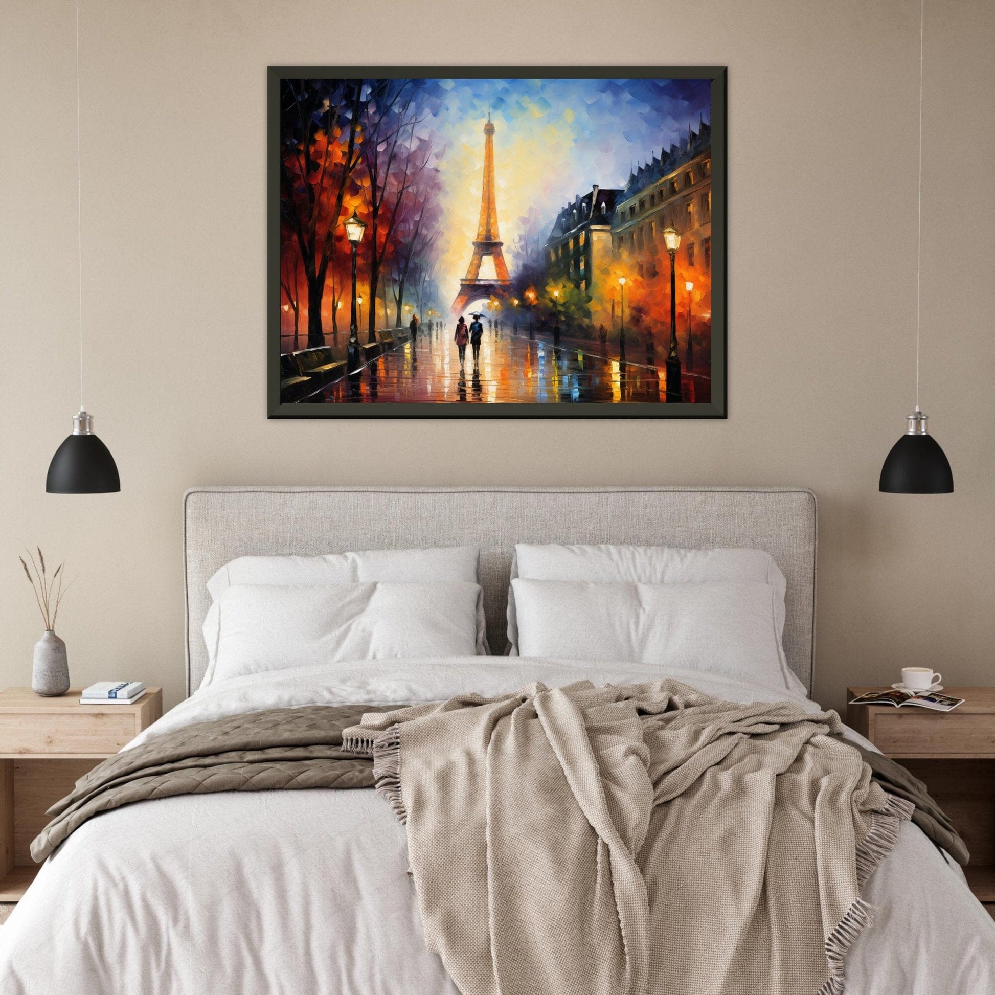 Romantischer Regen in Paris ein Bild aus der collections Stadt und Landschaft als Poster