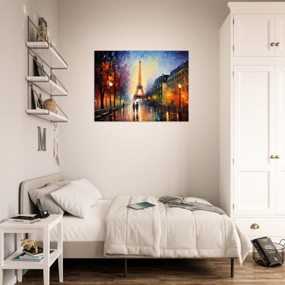 Romantischer Regen in Paris ein Bild aus der collections Stadt und Landschaft als Poster im Wohnzimmer