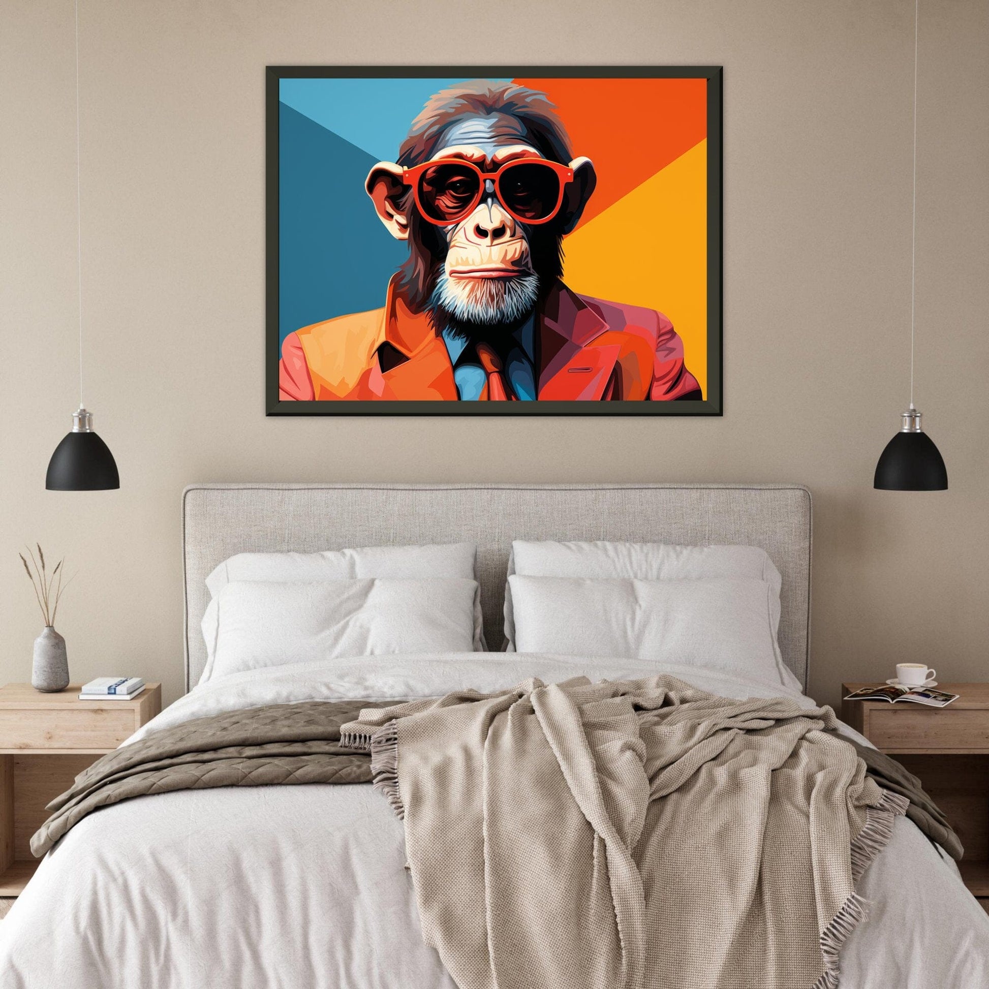 Affen Pop ein Bild aus der collections Tierbilder als Poster