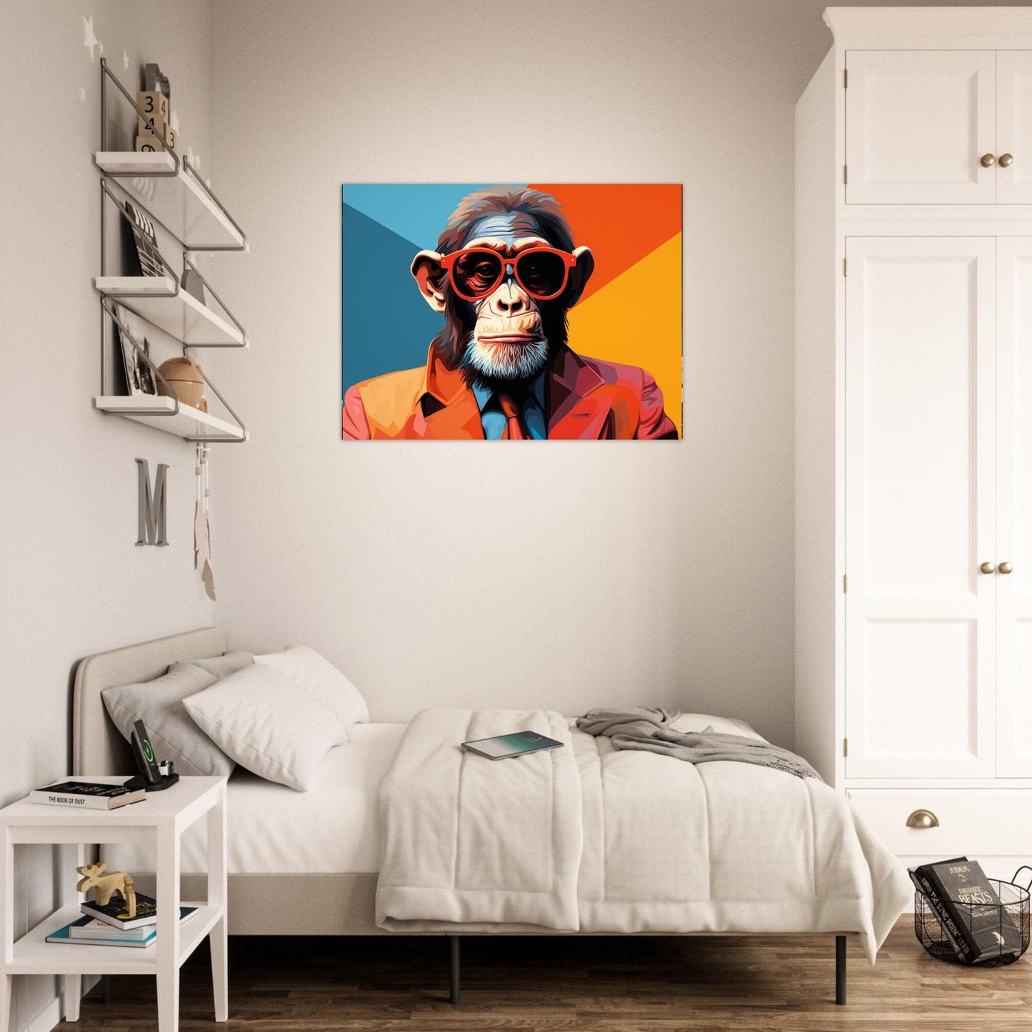 Affen Pop ein Bild aus der collections Tierbilder als Poster im Wohnzimmer