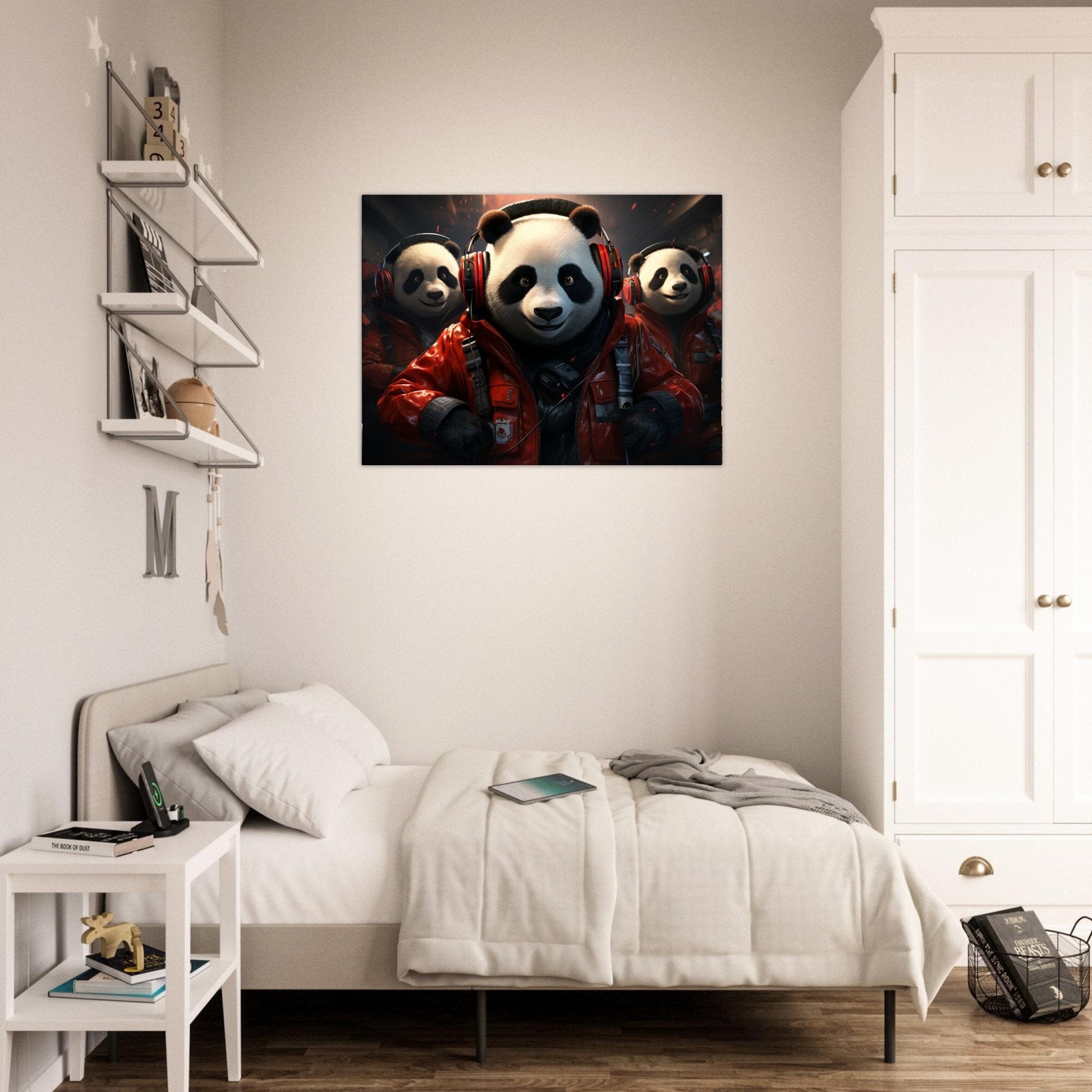 Cool and the Pandas ein Bild aus der collections Tierbilder als Poster mit Rahmen